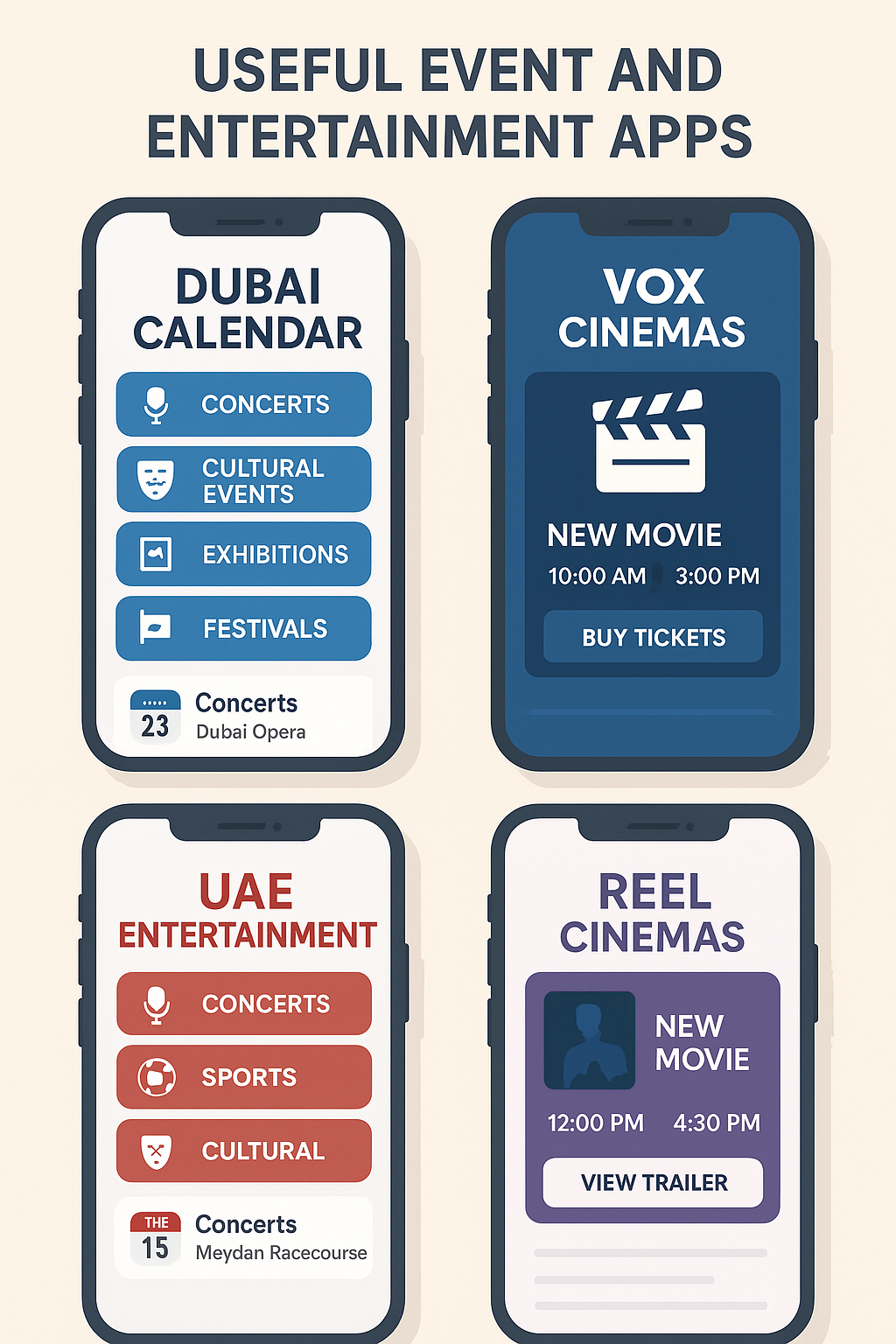 Useful Event and Entertainment Apps