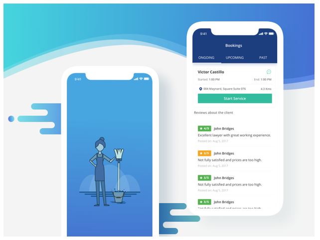 cleaning service app development 2