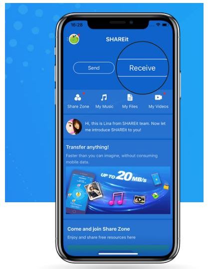 Shareit Mobile Application 1