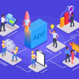 33771309 2209.i201.039.F.m004.c9.mobile App Development Isometric
